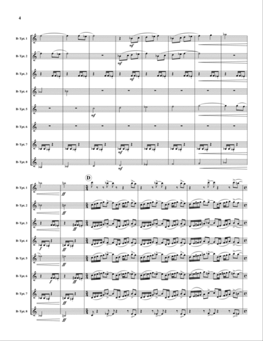 Table for Eight Large Ensemble scores gallery preview page 4