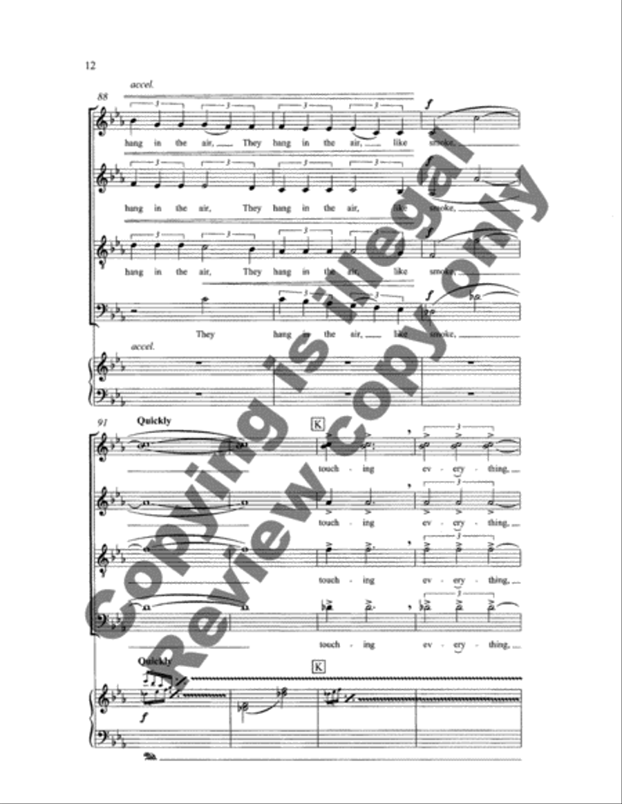 Dreams and Dances: 2. Some Dreams Hang in the Air 4-Part scores gallery preview page 13