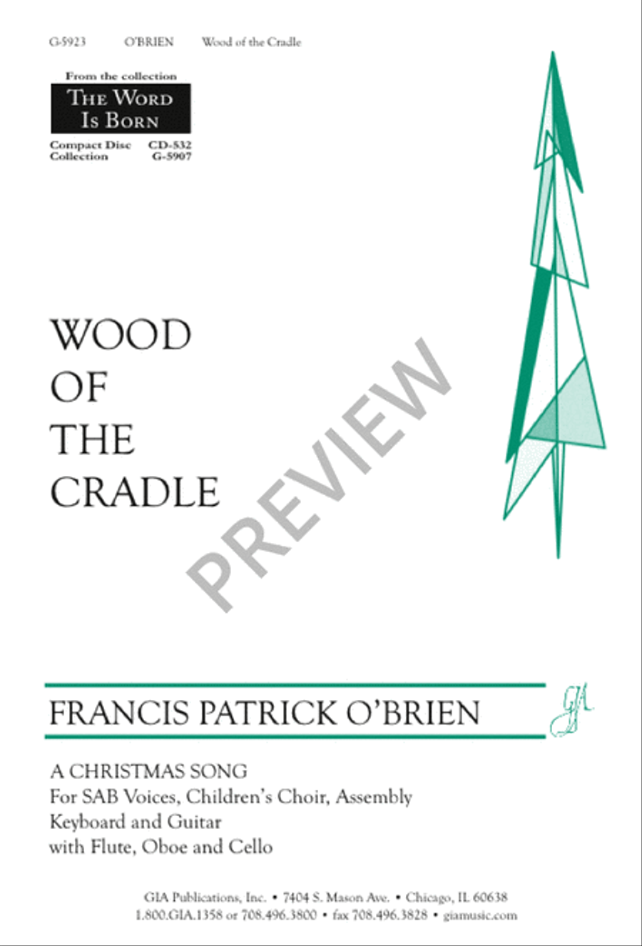 Wood of the Cradle 3-Part scores gallery preview page 1