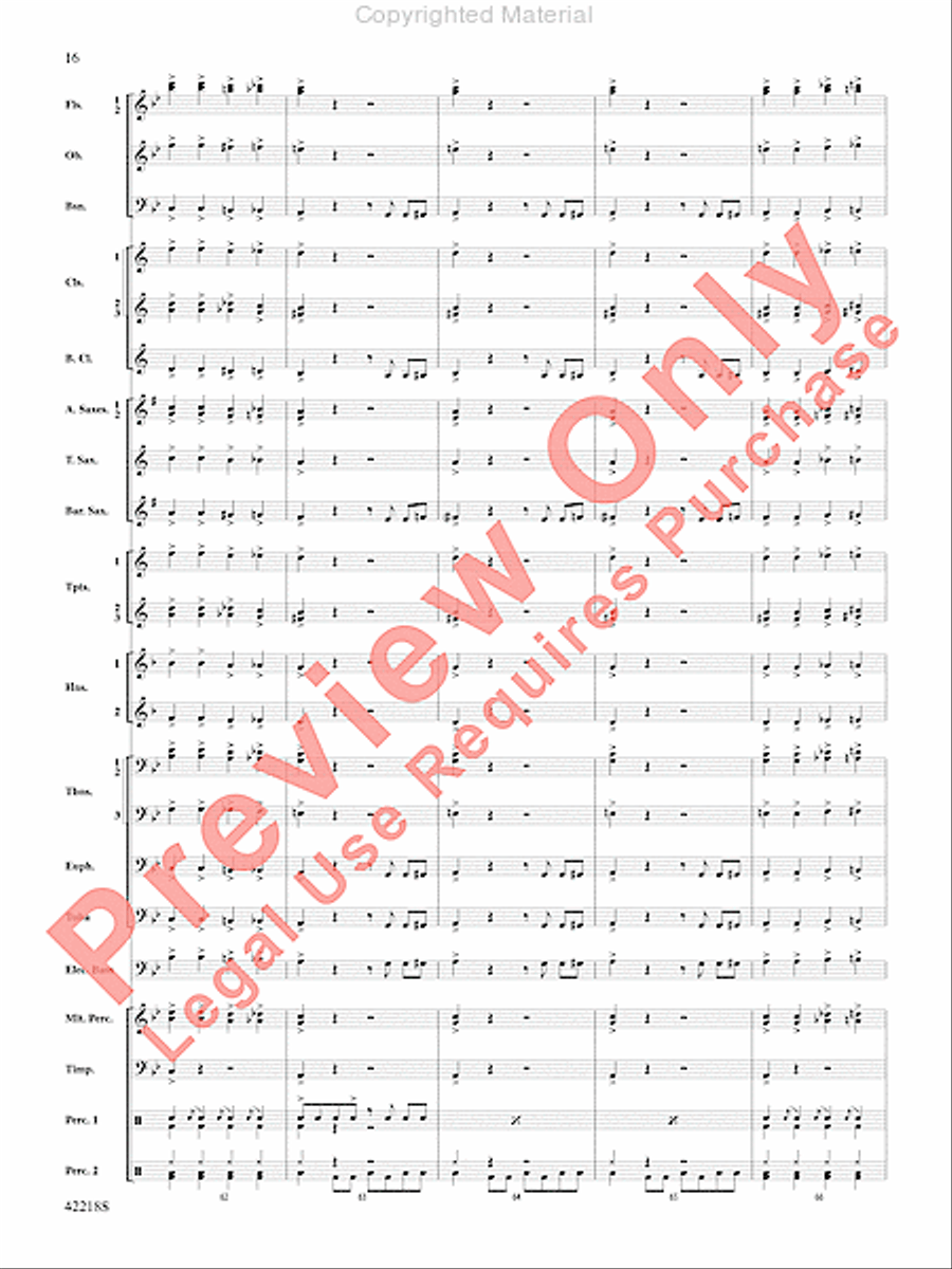 Tower of Power Greatest Hits Concert Band scores gallery preview page 15