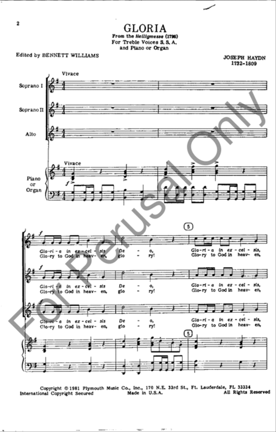 Gloria SSA scores gallery preview page 2