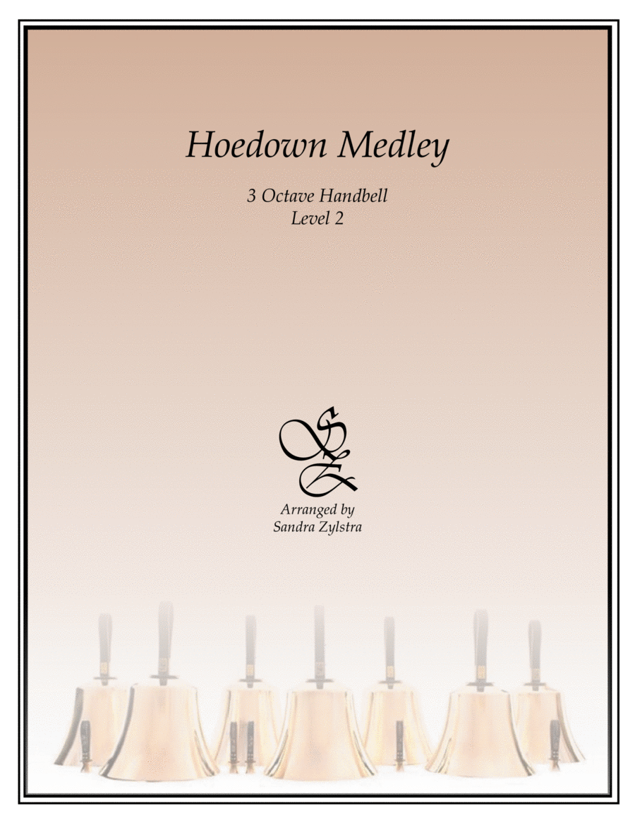 Hoedown Medley (3 octave handbells) 3-Octaves scores gallery preview page 1