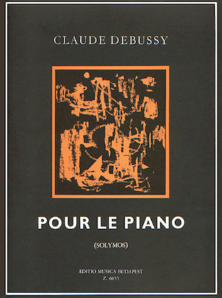 Book cover for POUR LE PIANO
