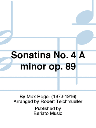 Sonatina No. 4 A minor op. 89