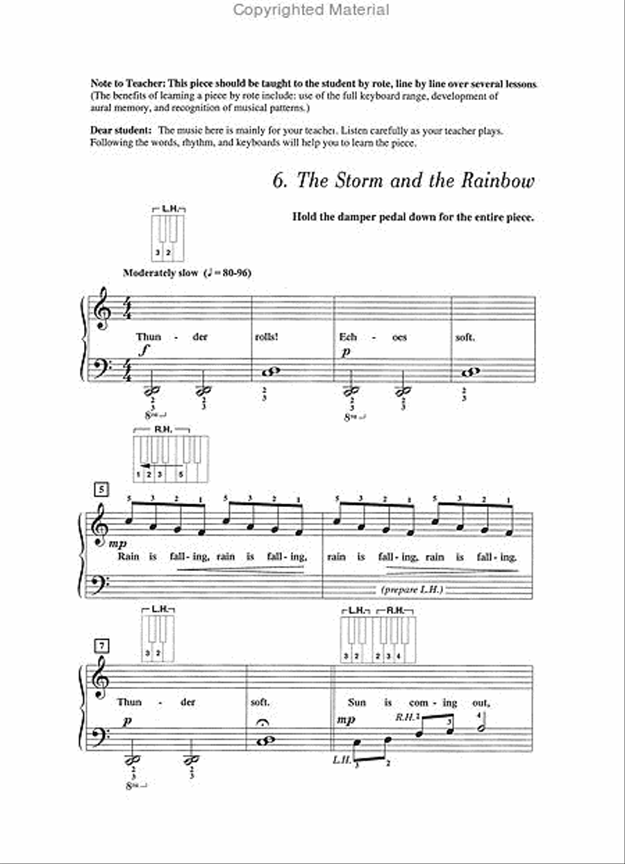 Once Upon a Rainbow – Book 1 Piano Method scores gallery preview page 5