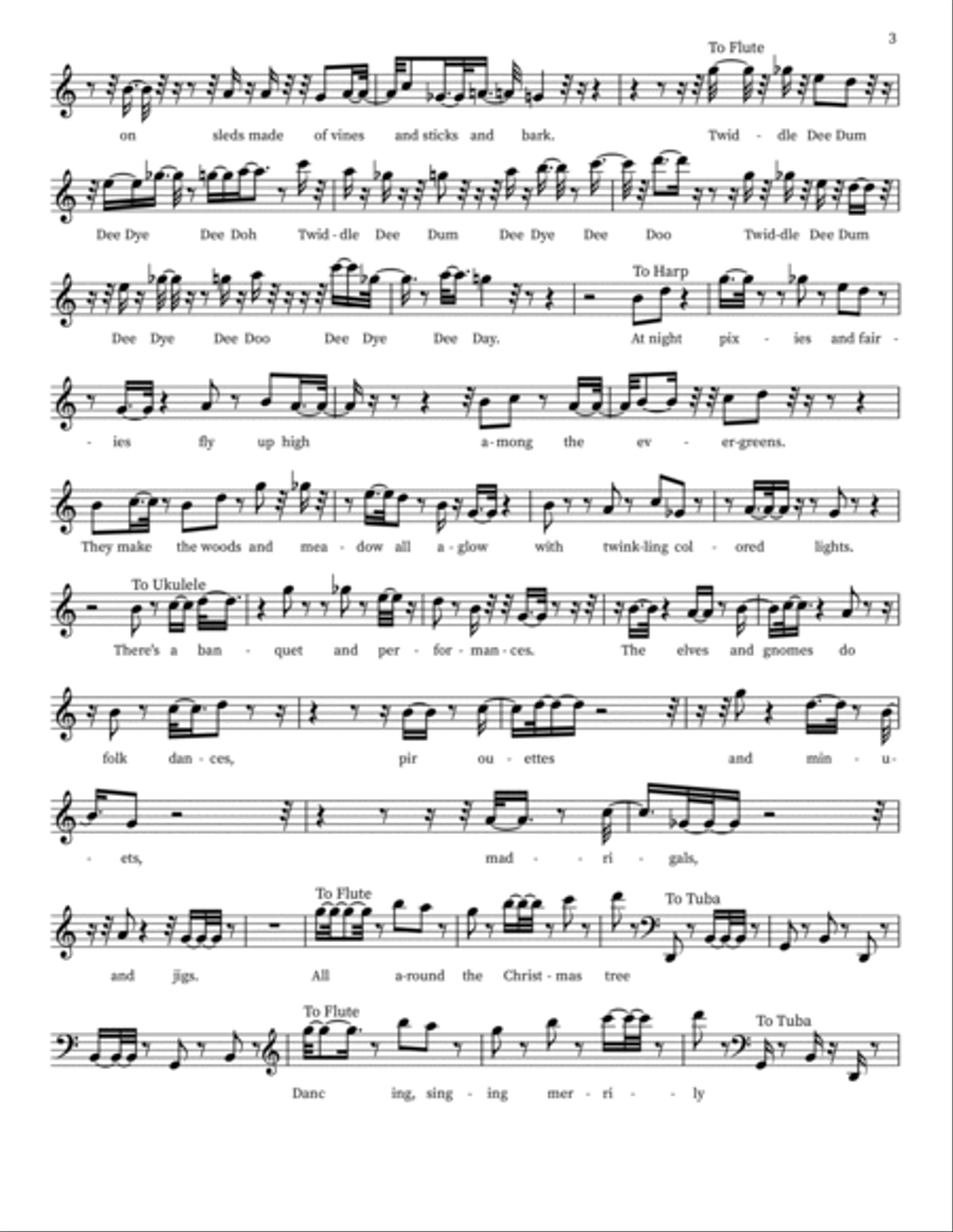 Christmas Fairy Tale Piano scores gallery preview page 3