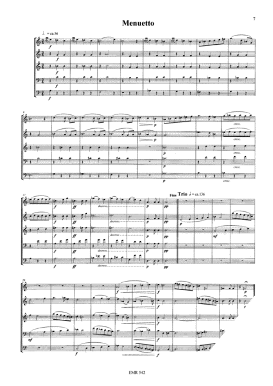 Quintett Brass Quintet scores gallery preview page 6