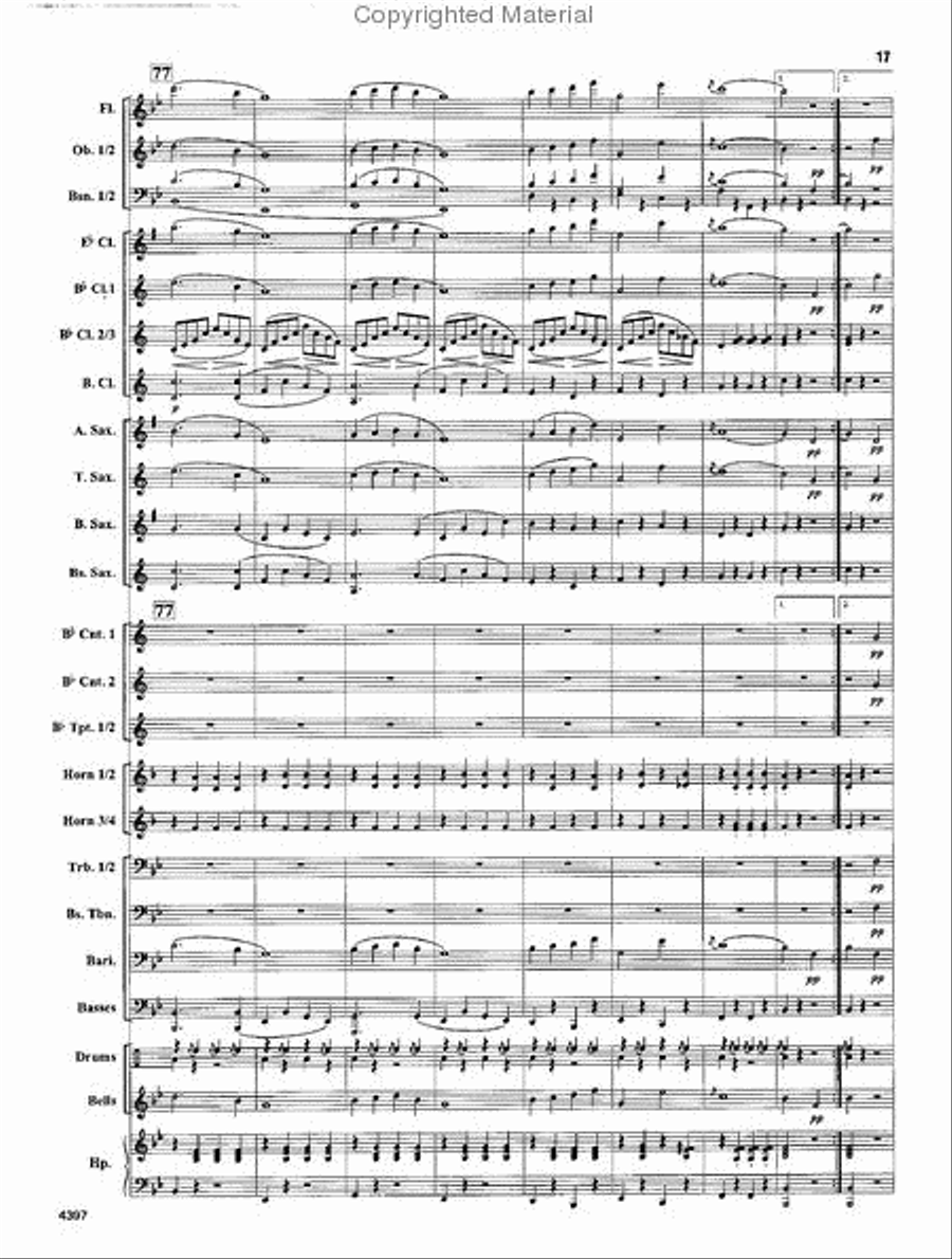 Manhattan Beach Concert Band scores gallery preview page 11