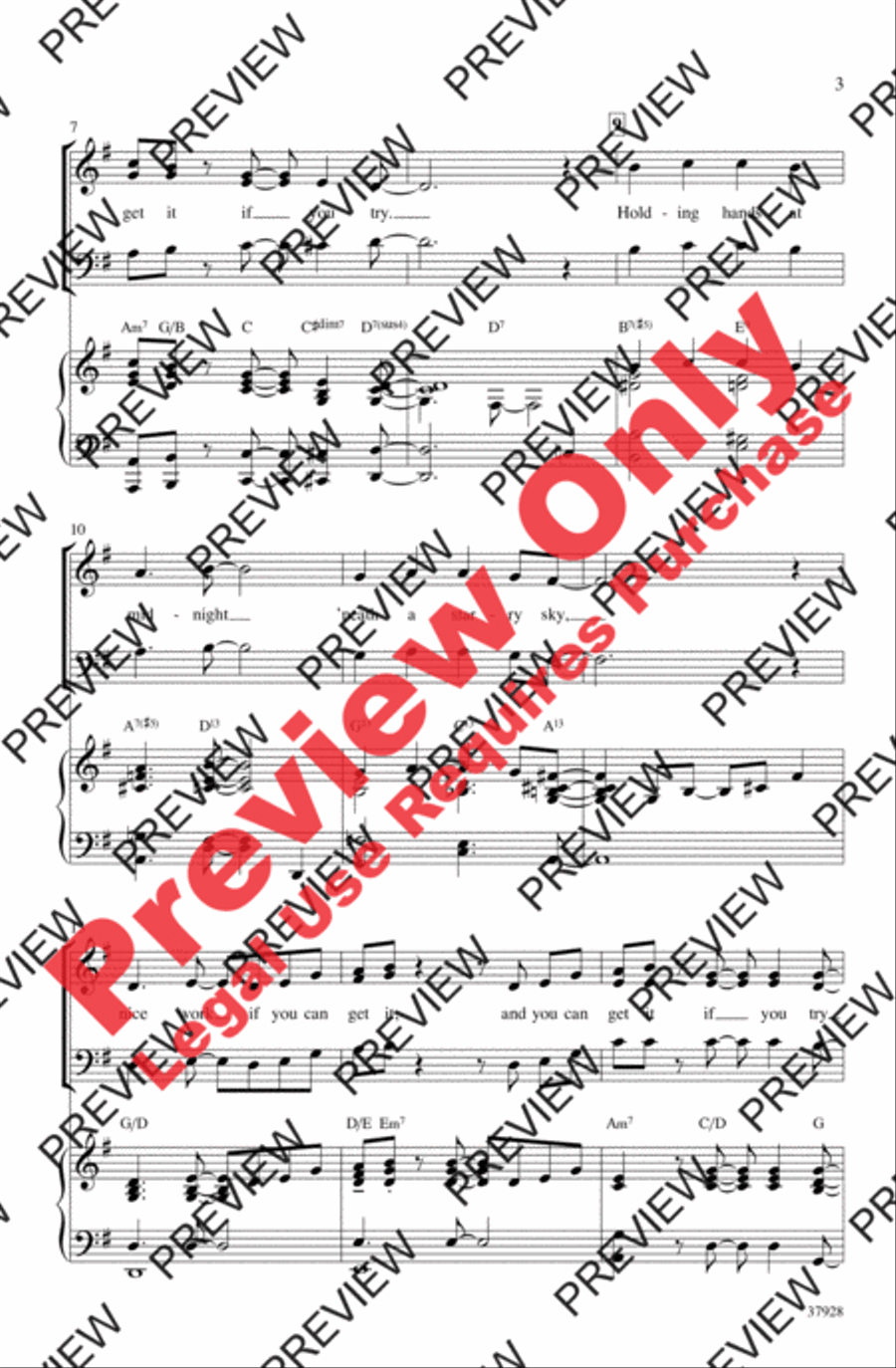 Nice Work If You Can Get It 3-Part scores gallery preview page 3