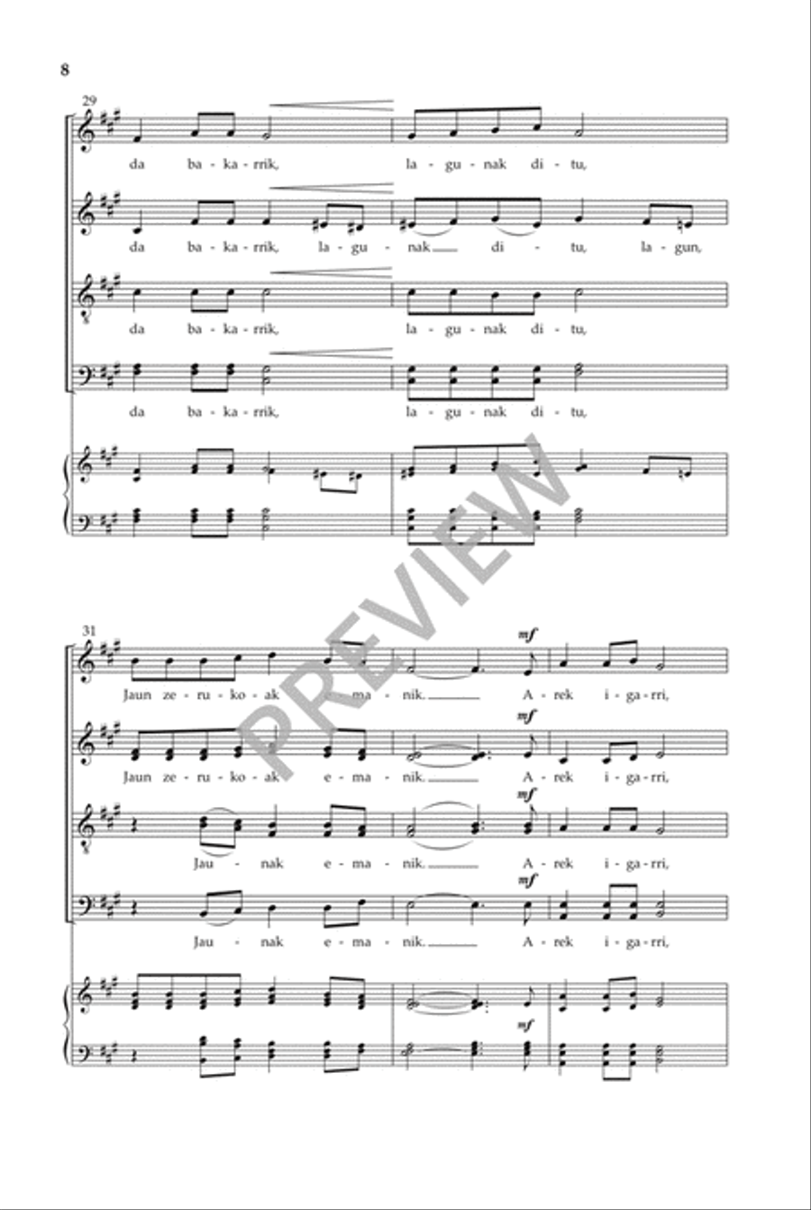 Izar ederrak (SATB) Divisi scores gallery preview page 9