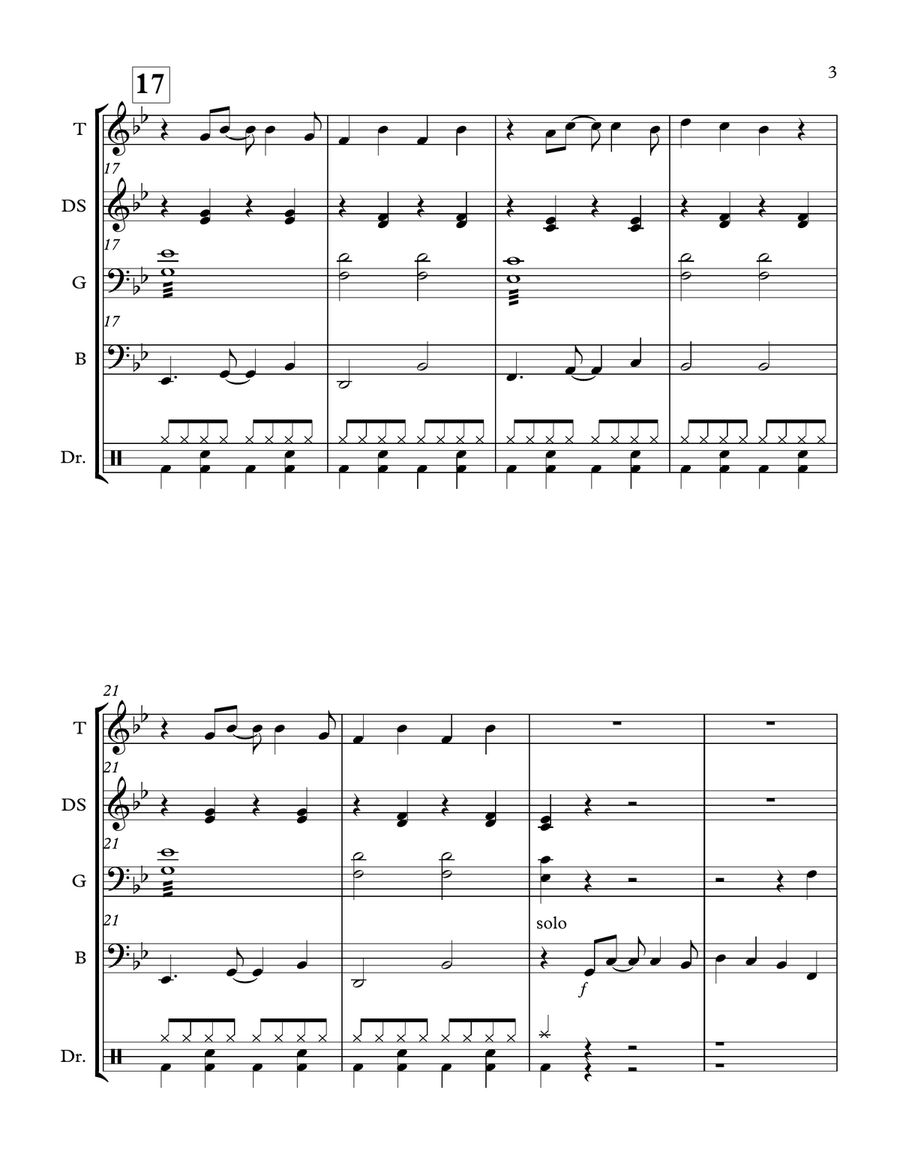 Under The Sea Percussion Ensemble scores gallery preview page 3