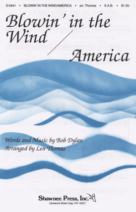 Book cover for Blowin' in the Wind/America