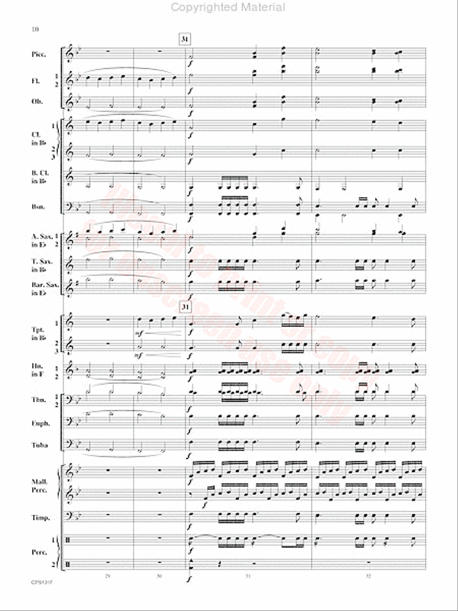 Crown and Scepter Concert Band scores gallery preview page 11
