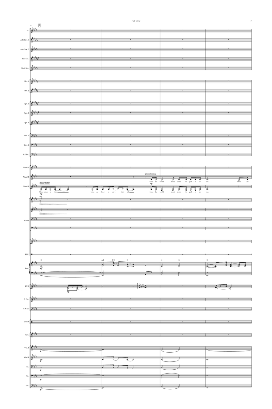 We Are The World We Are The World Full Orchestra scores gallery preview page 3
