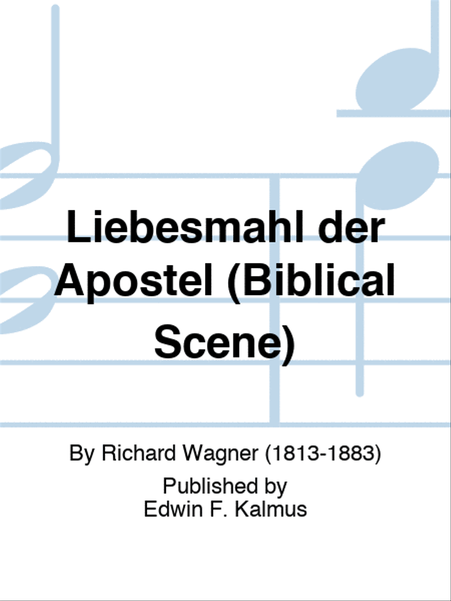 Liebesmahl der Apostel (Biblical Scene) TB scores gallery preview page 1