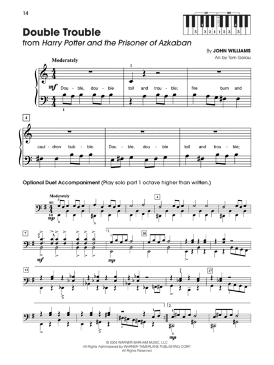 Harry Potter Magical Music Piano Solo scores gallery preview page 3