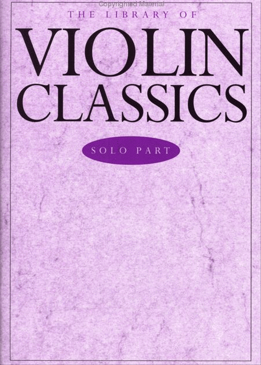 The Library of Violin Classics Violin Solo scores gallery preview page 5