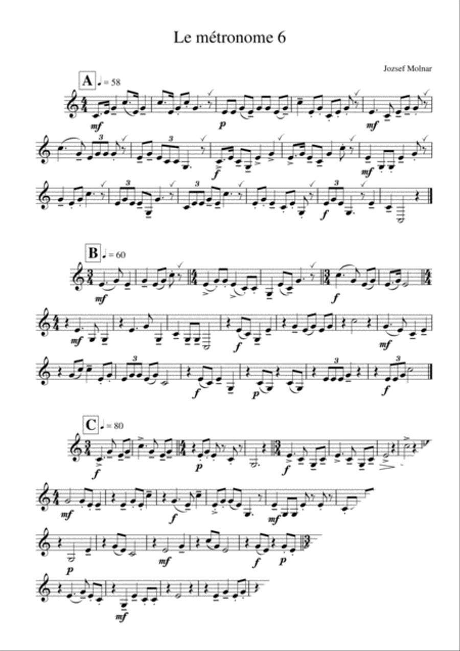 Friperies Alphorn scores gallery preview page 8