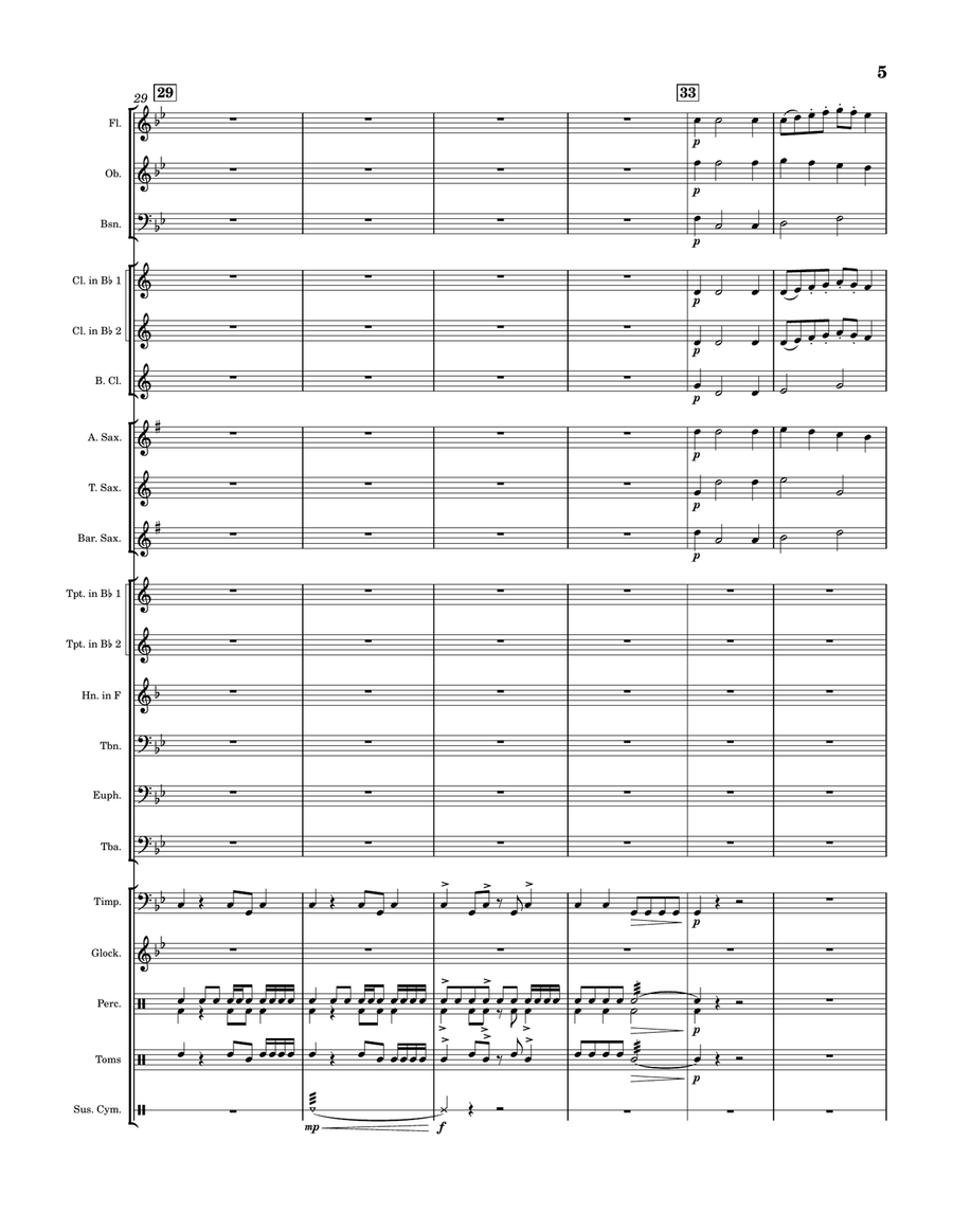 Fortress for Concert Band Concert Band scores gallery preview page 5