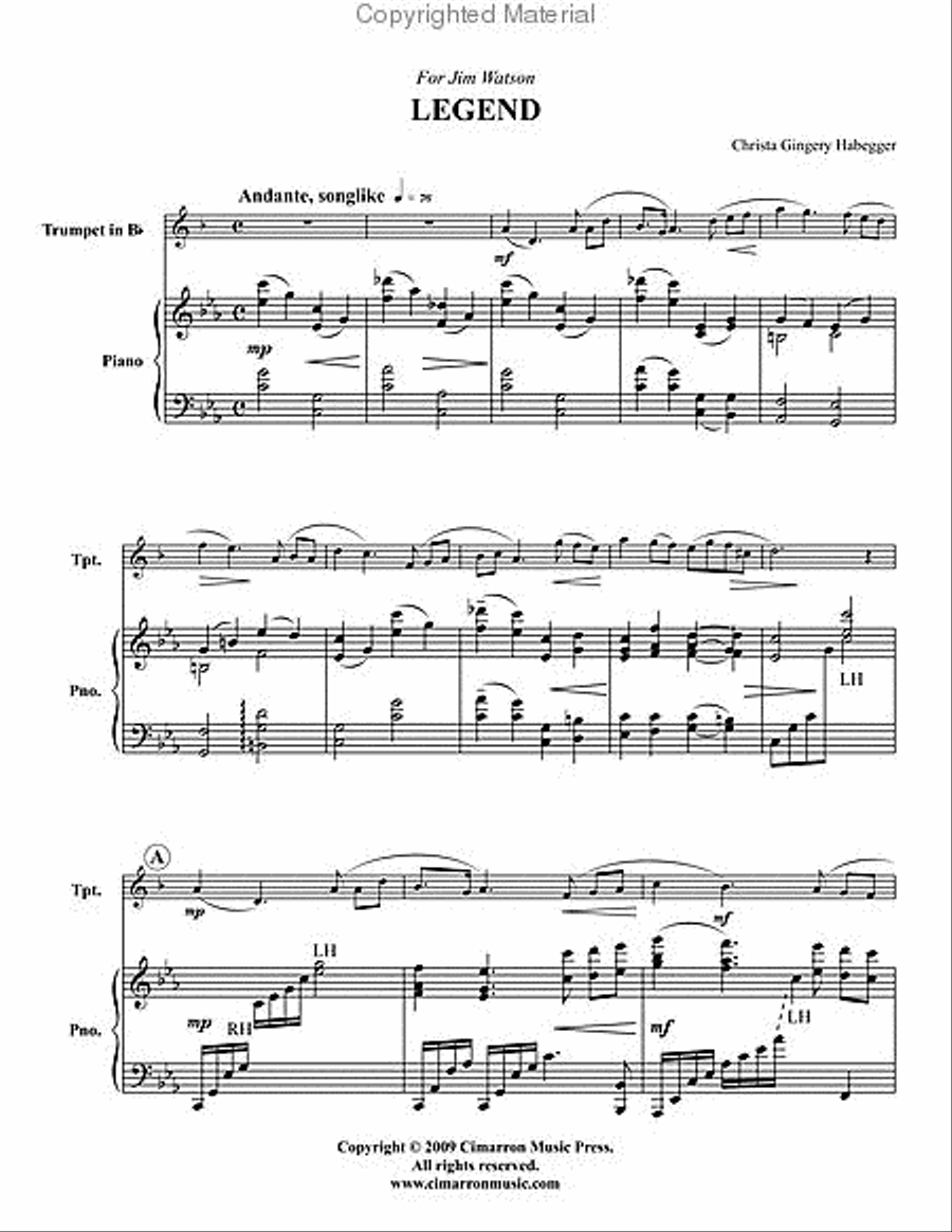 Legend for Trumpet