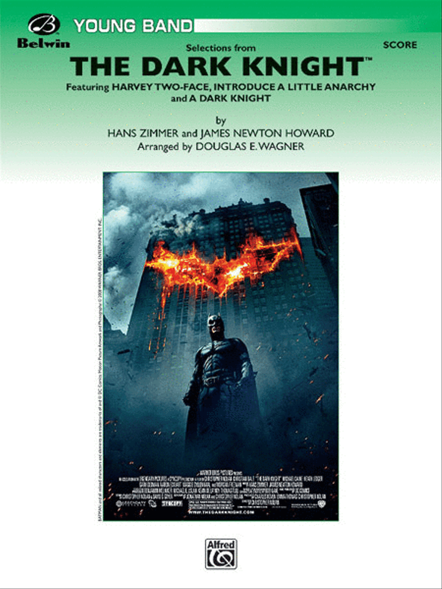 Selections from The Dark Knight Concert Band scores gallery preview page 1