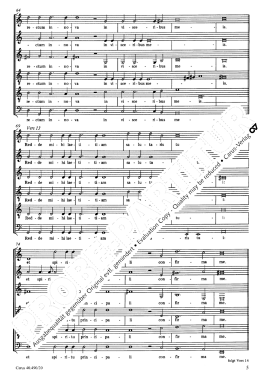 Miserere Choir scores gallery preview page 6