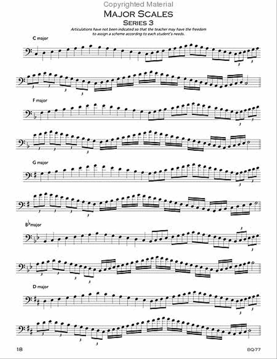 Daily Scale Builder Trombone scores gallery preview page 2