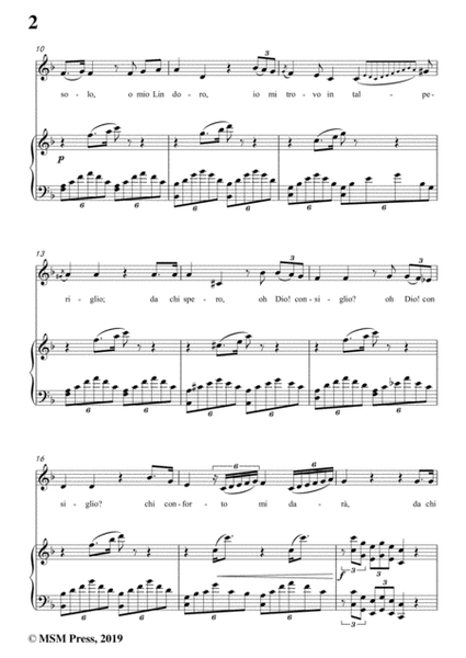 Rossini-Cruda sorte,from 'L'italiana in Algeri',in F Major,for Voice and Piano image number null
