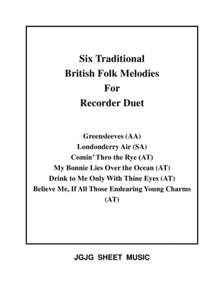 Six Traditional British Songs for Recorder Duet