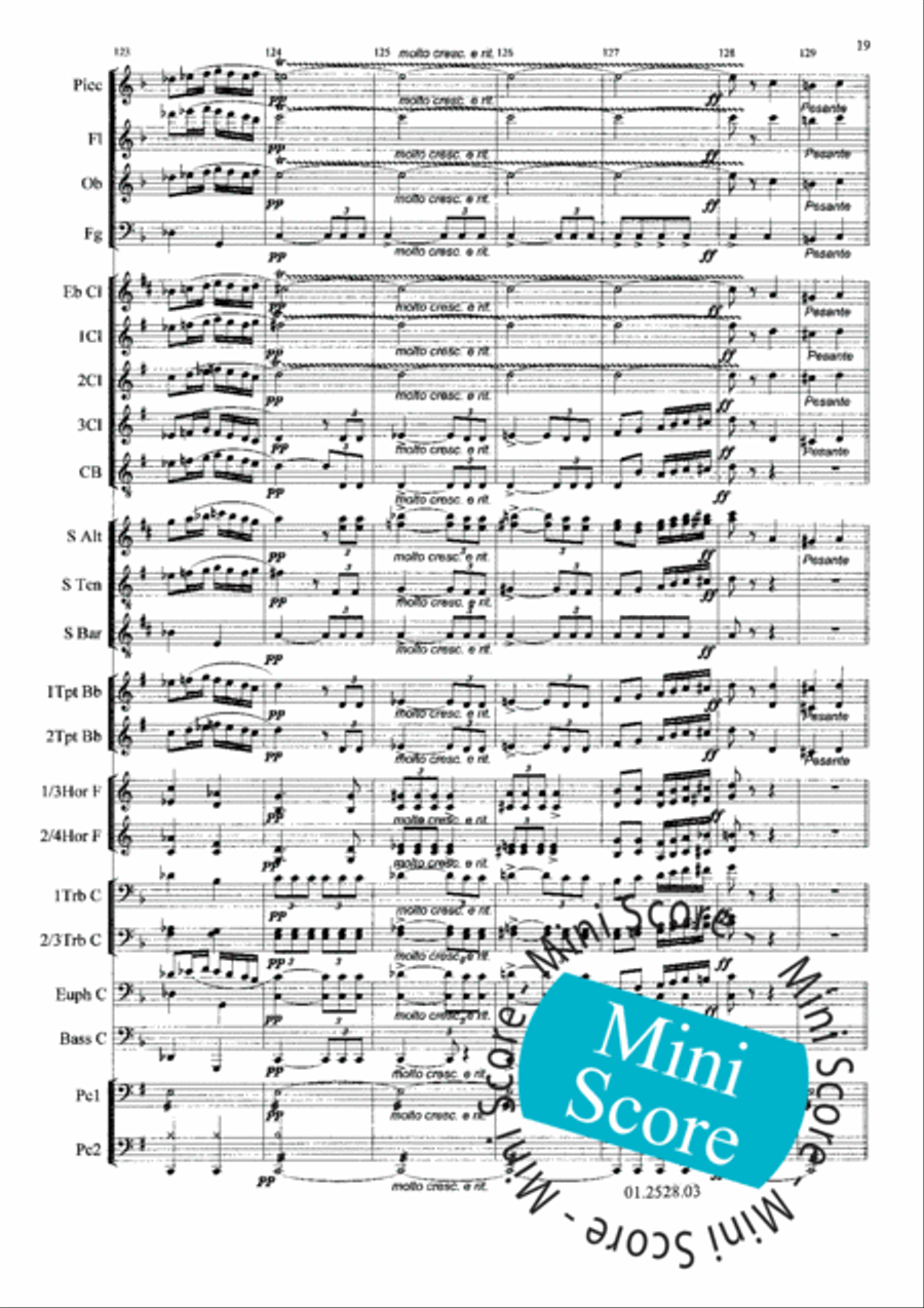 Al Centenario Concert Band scores gallery preview page 23