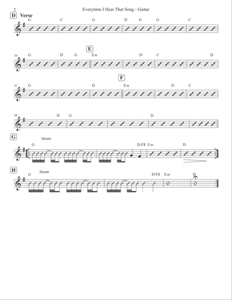 Every Time I Hear That Song Small Ensemble scores gallery preview page 5