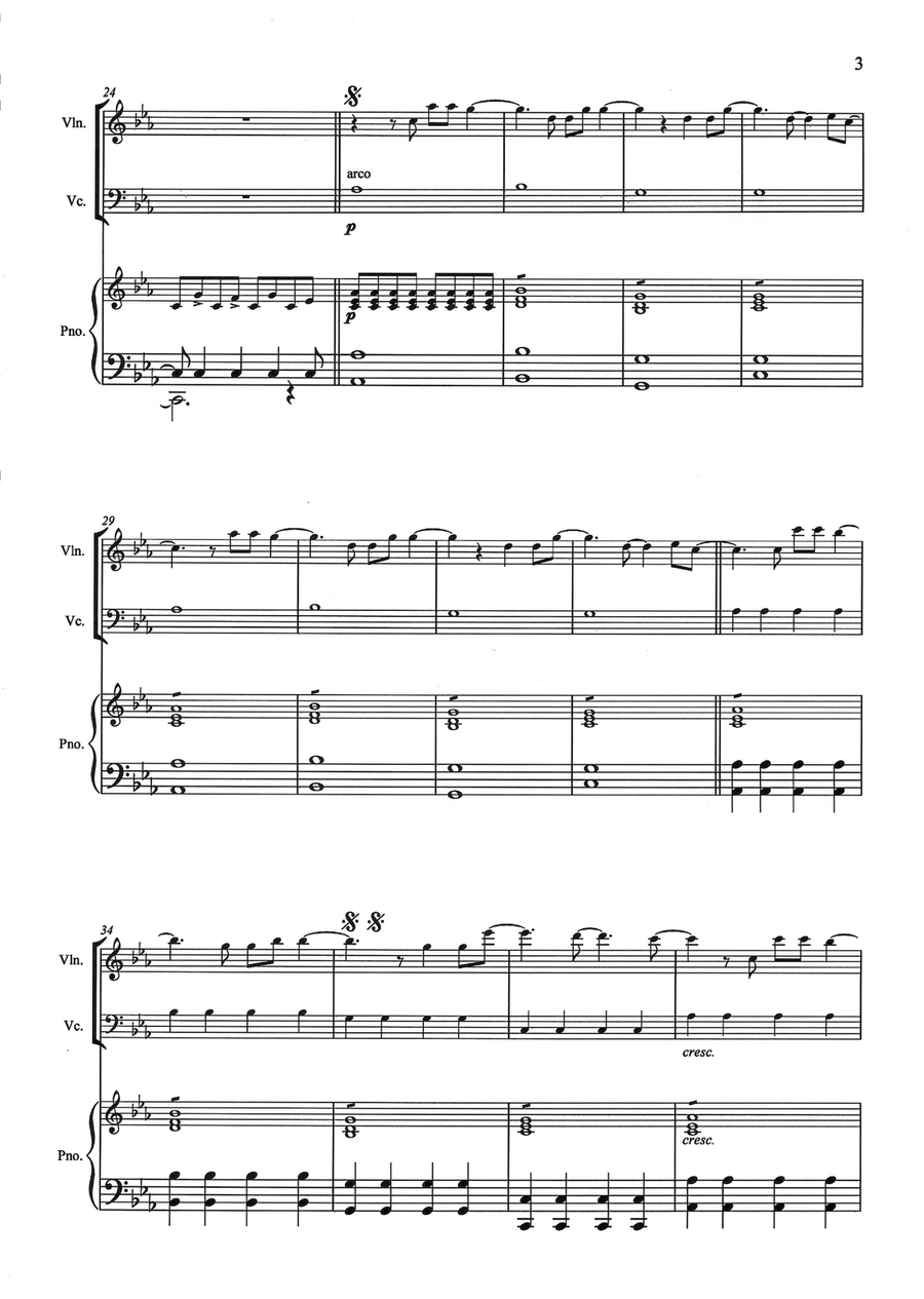 Titanium Piano Trio scores gallery preview page 3
