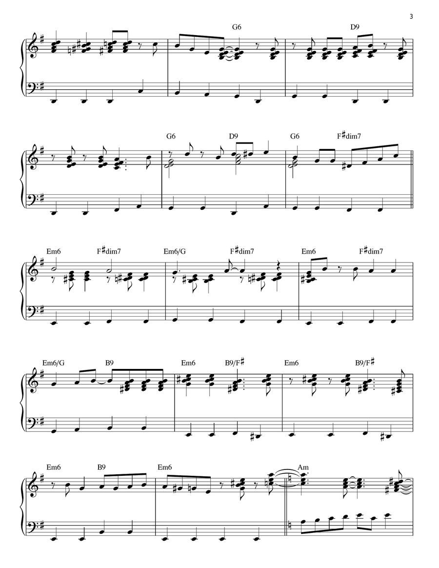 Sing, Sing, Sing Piano Solo scores gallery preview page 3