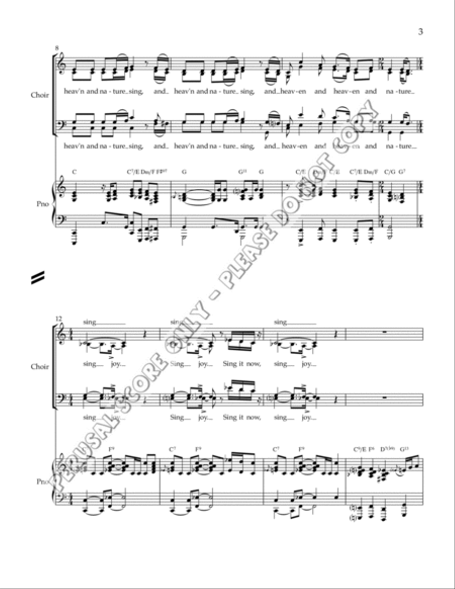 Joy To The World Joy To The World SSAA scores gallery preview page 3