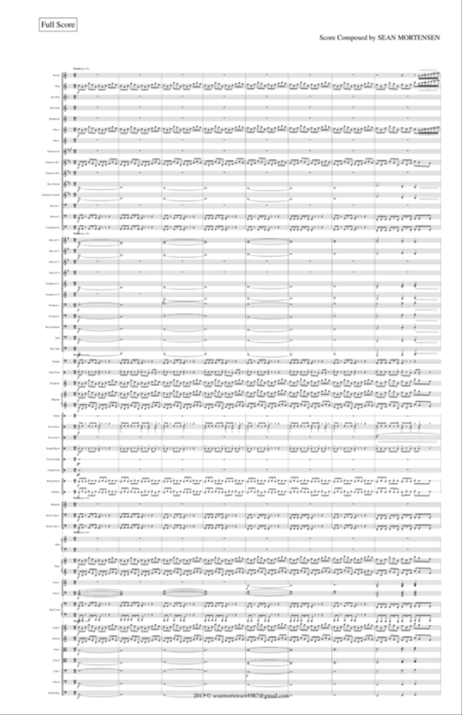 Redeemer, VII: Triumph Full Orchestra scores gallery preview page 1