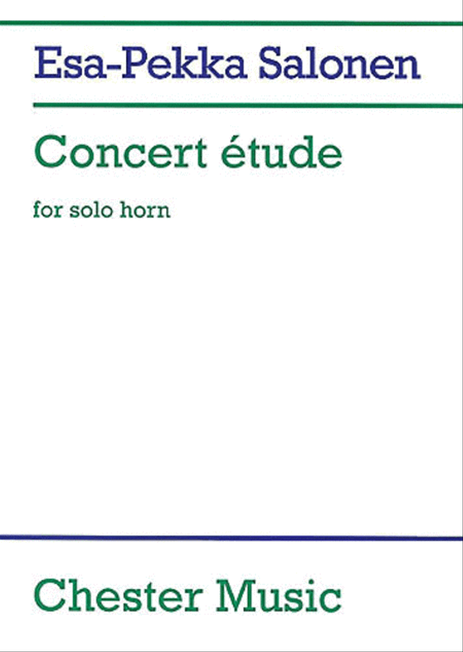 Concert Etude for Solo Horn Horn scores gallery preview page 1