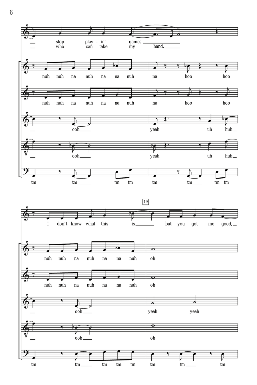 Mercy Mercy 4-Part scores gallery preview page 4