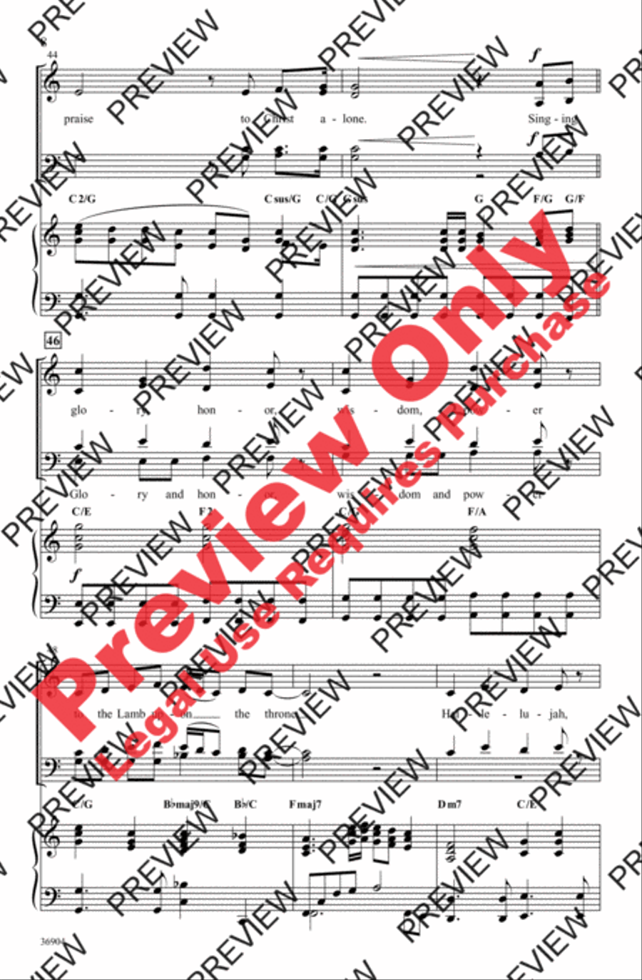 Salvation's Song 4-Part scores gallery preview page 8