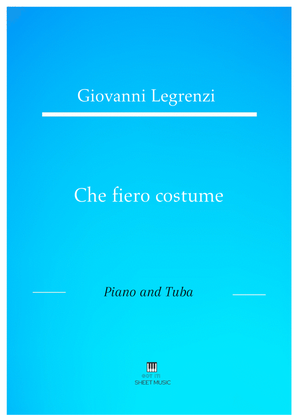 Legrenzi - Che fiero costume (Piano and Tuba)