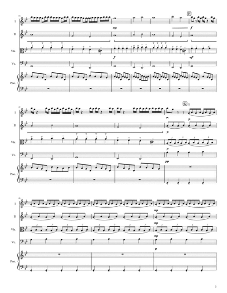 Lux Aeterna String Quartet scores gallery preview page 3