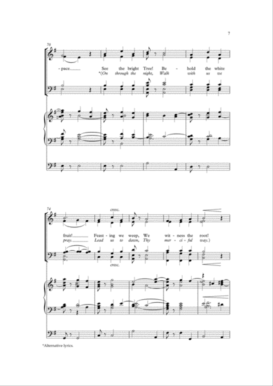 O Light of Life! 4-Part scores gallery preview page 3