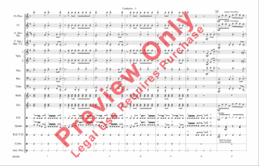 Let It Rock Marching Band scores gallery preview page 3