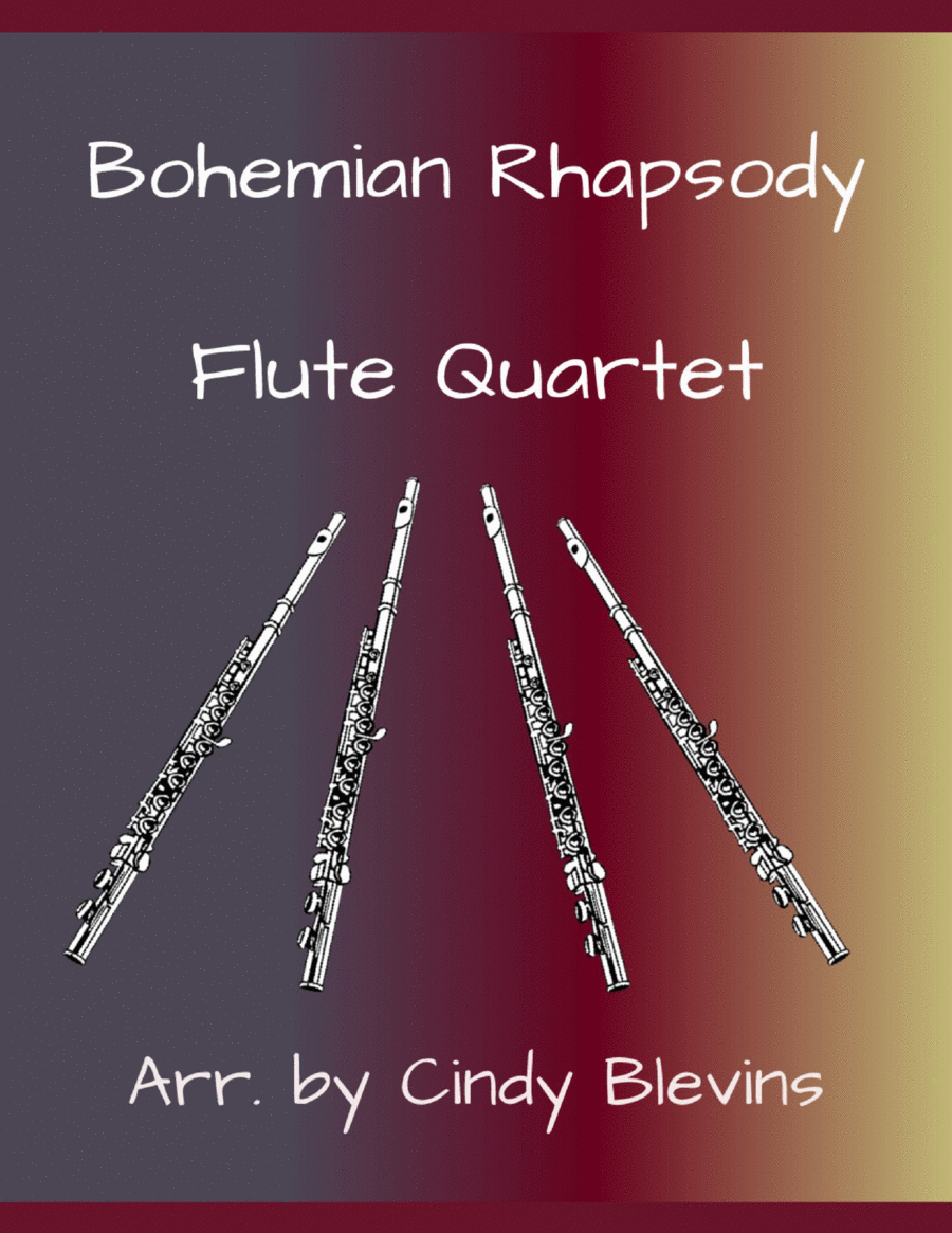 Bohemian Rhapsody Flute Quartet scores gallery preview page 1