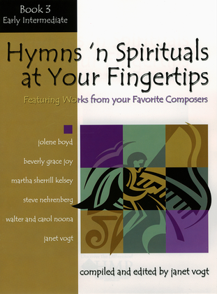 Book cover for Hymns 'n Spirituals at Your Fingertips - Book 3