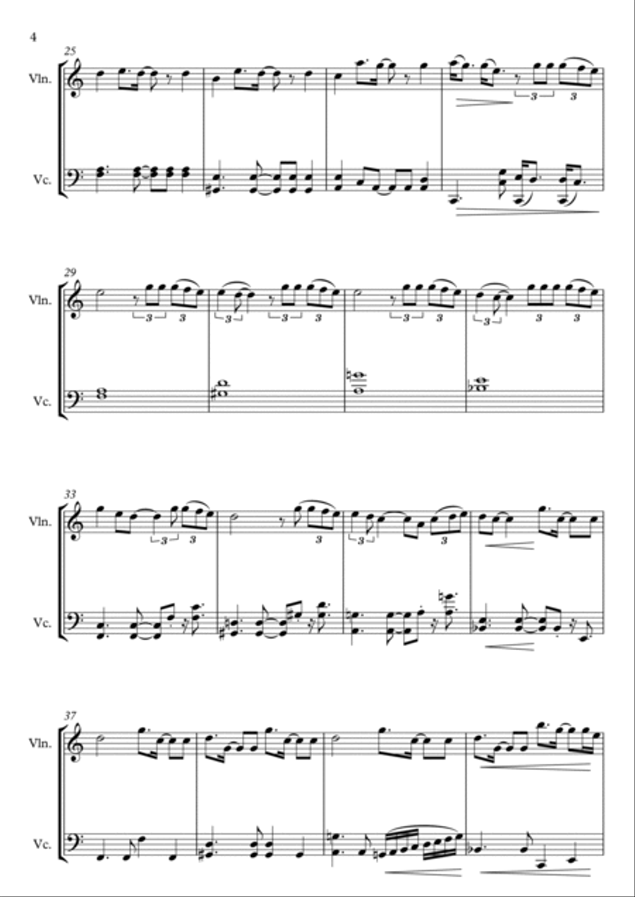 Thank U, Next Thank U, Next String Duet scores gallery preview page 6