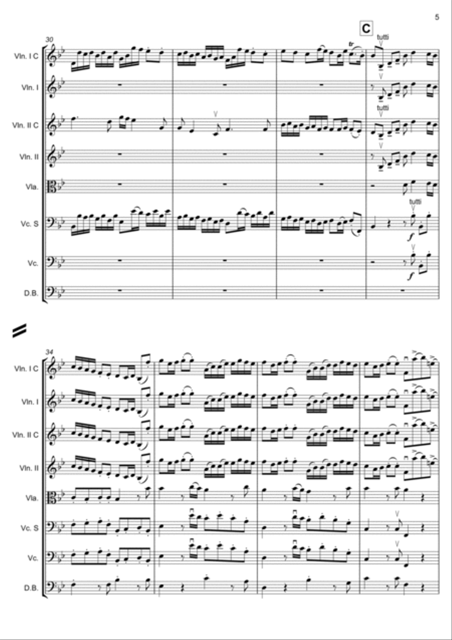 Concerto Grosso String Orchestra scores gallery preview page 5