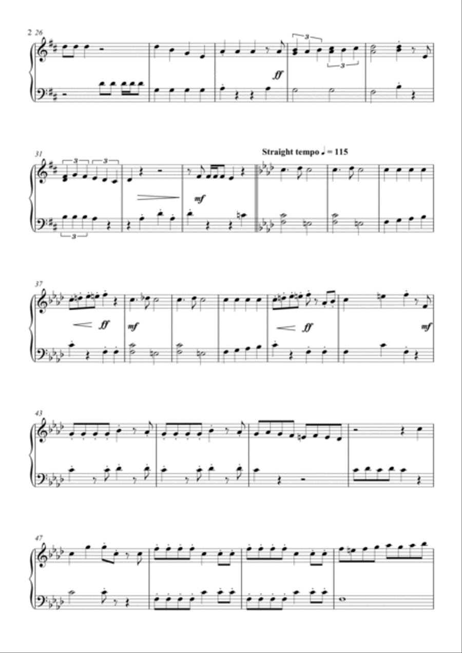 You'VE Never Had Chocolate Like This Easy Piano scores gallery preview page 2