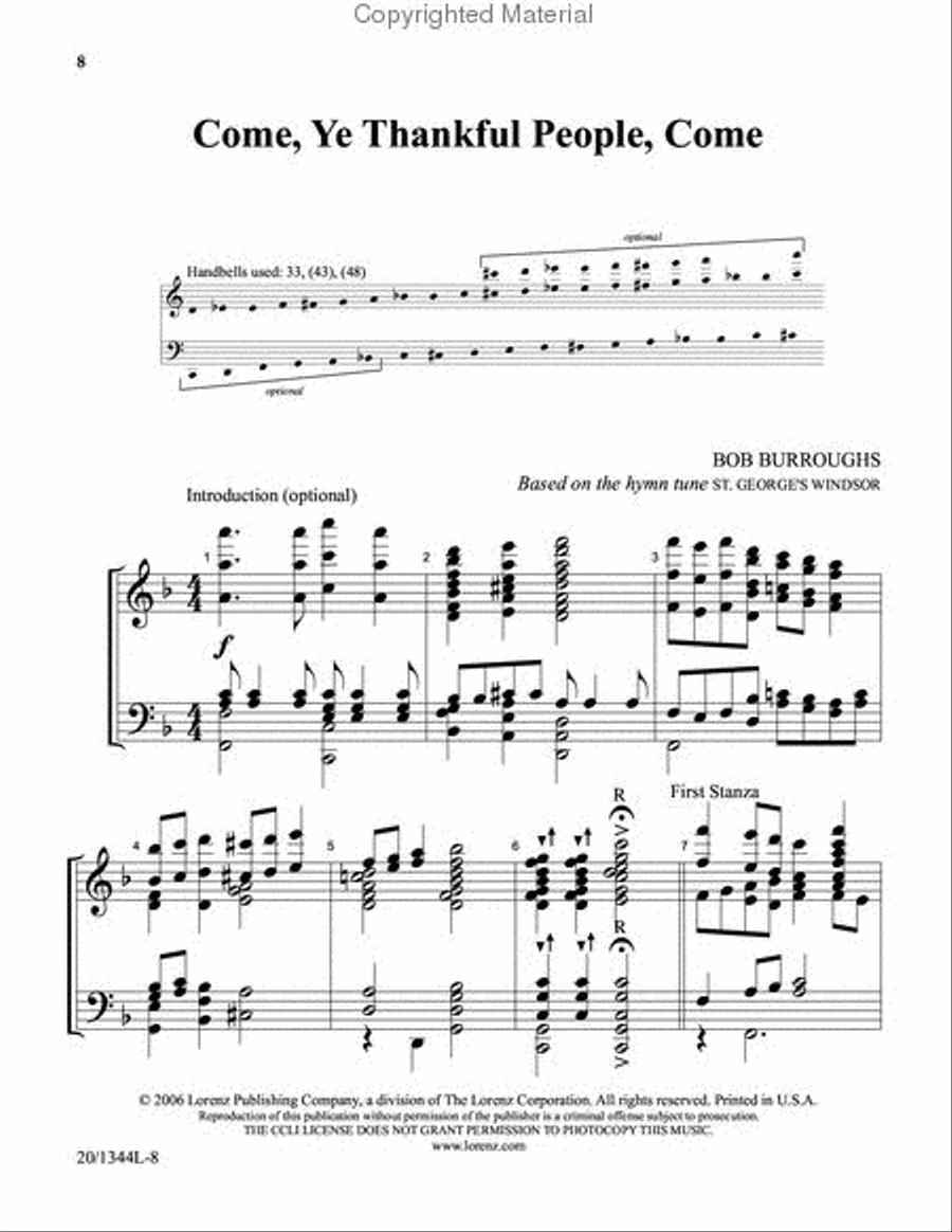 Festive Hymn Accompaniments 5-Octaves scores gallery preview page 6