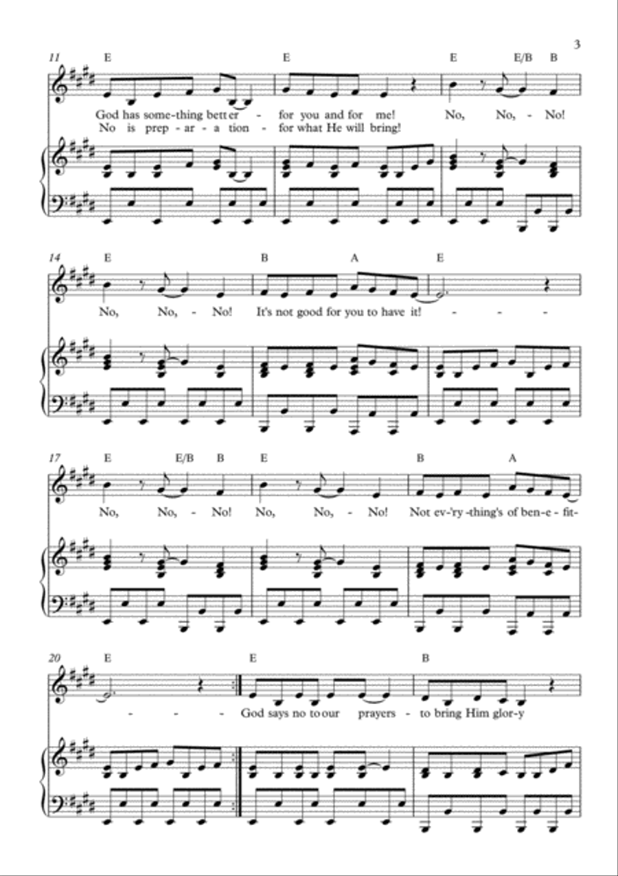 No,No,No! Voice scores gallery preview page 3