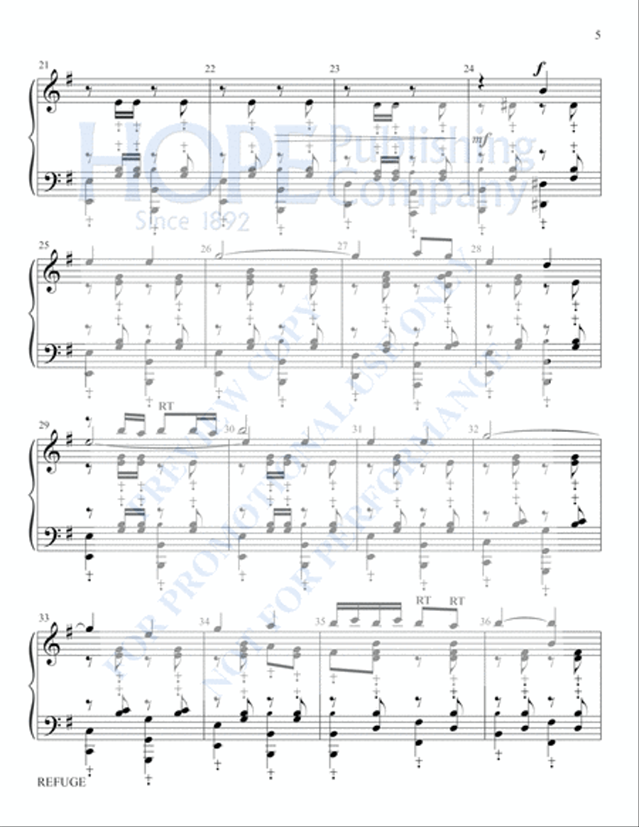 Refuge Handbell Choir scores gallery preview page 6